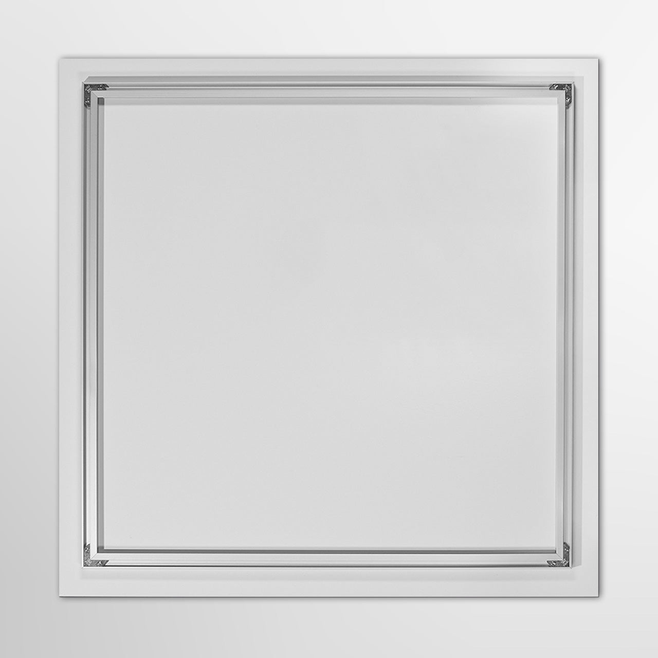 Acrylglasbild A Look behind Orange