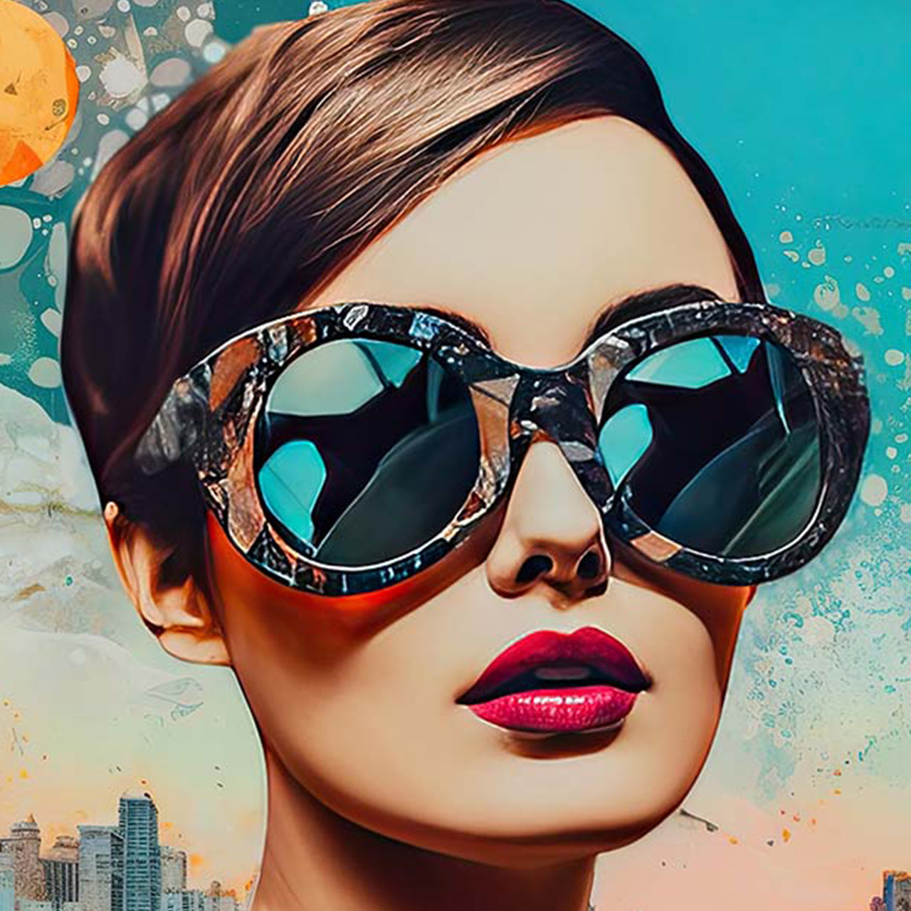 tableau en verre acrylique Grace