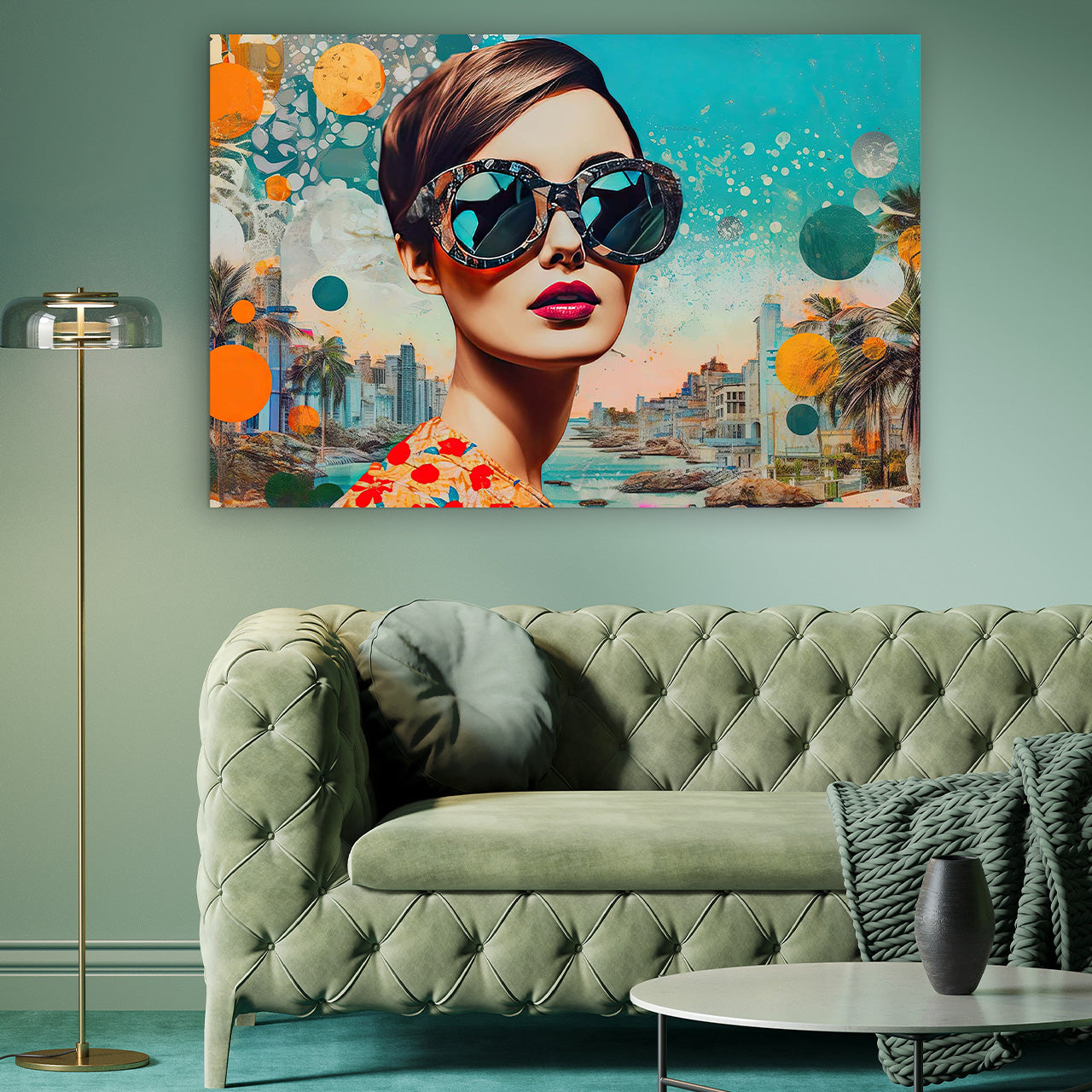 tableau en verre acrylique Grace