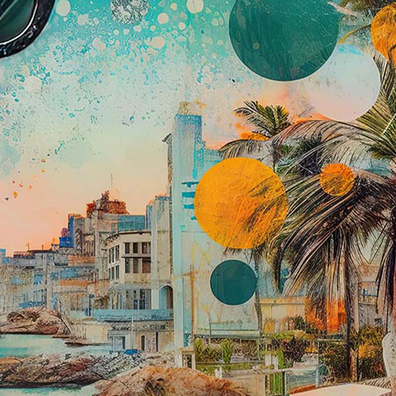 tableau en verre acrylique Grace