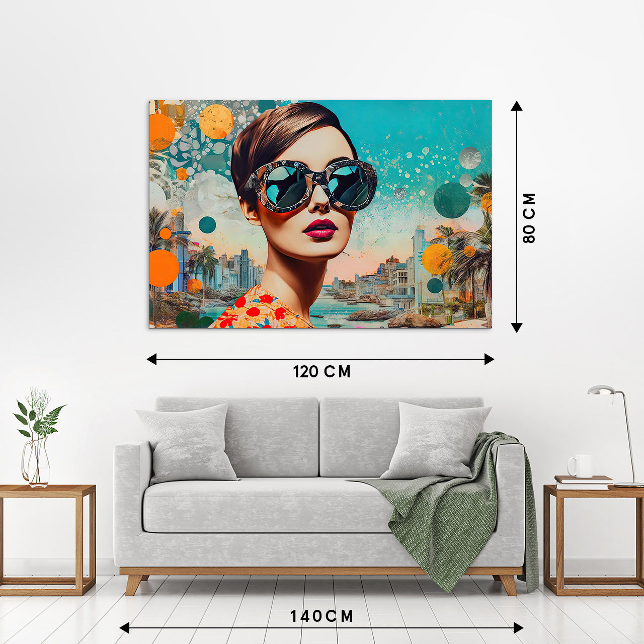 tableau en verre acrylique Grace