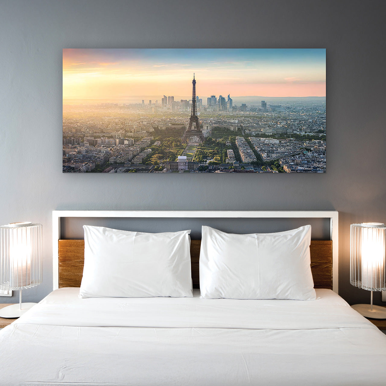 acrylic glass picture Sunrise in Paris