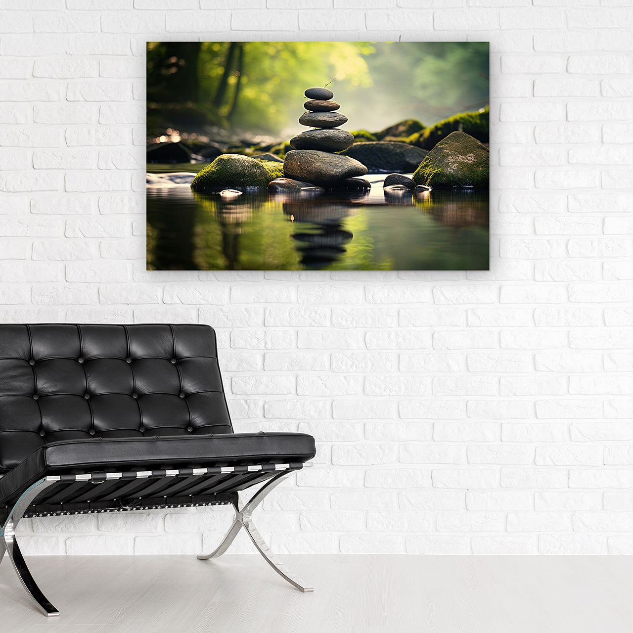 tableau en verre acrylique Zen Relaxation