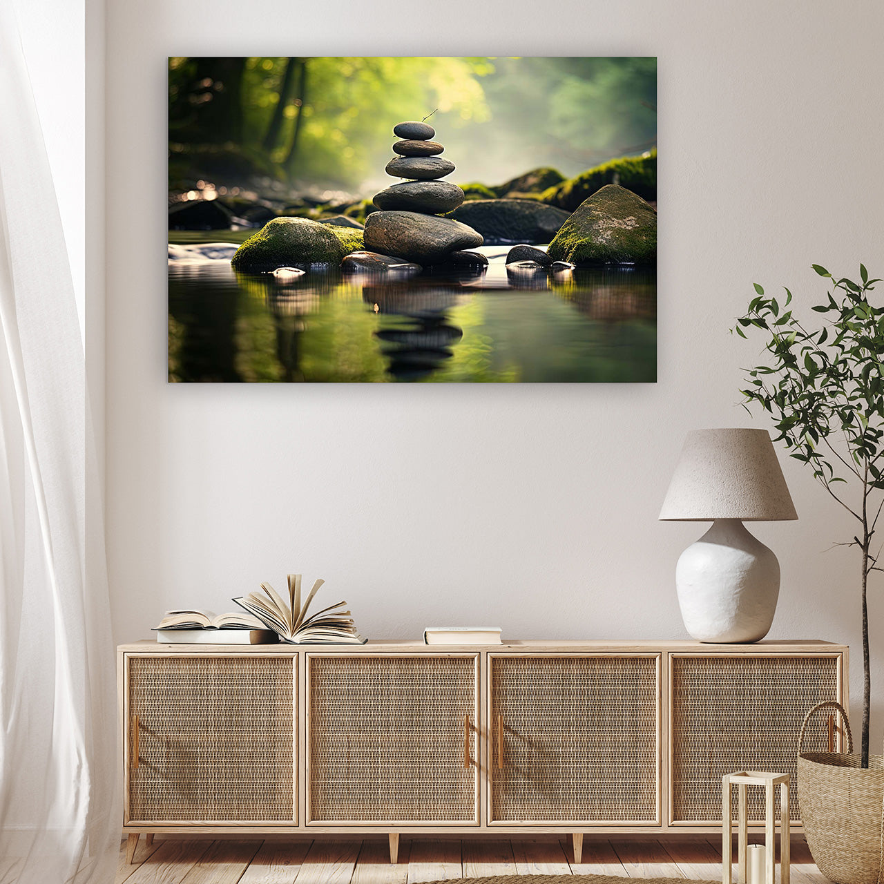 tableau en verre acrylique Zen Relaxation