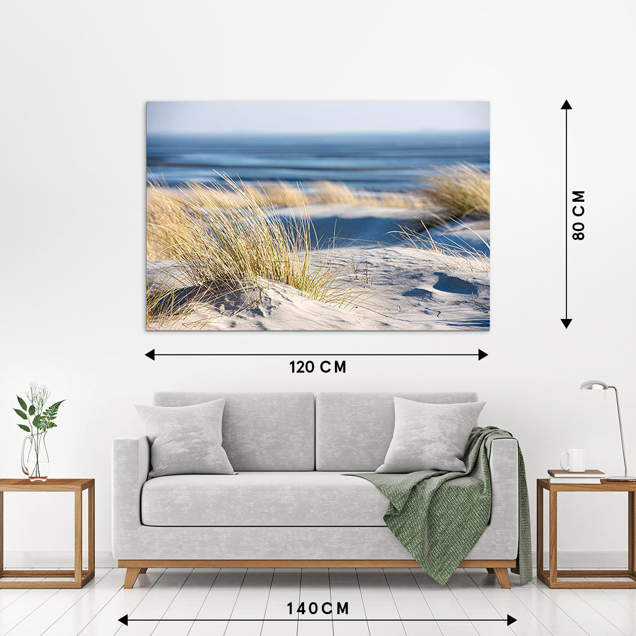 acrylic glass picture Time Out on the Beach