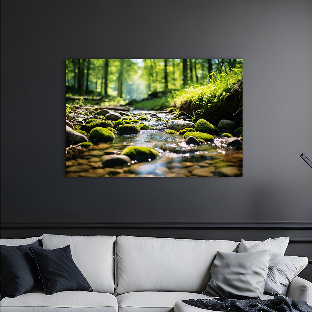 Tableau en verre acrylique Waldbach