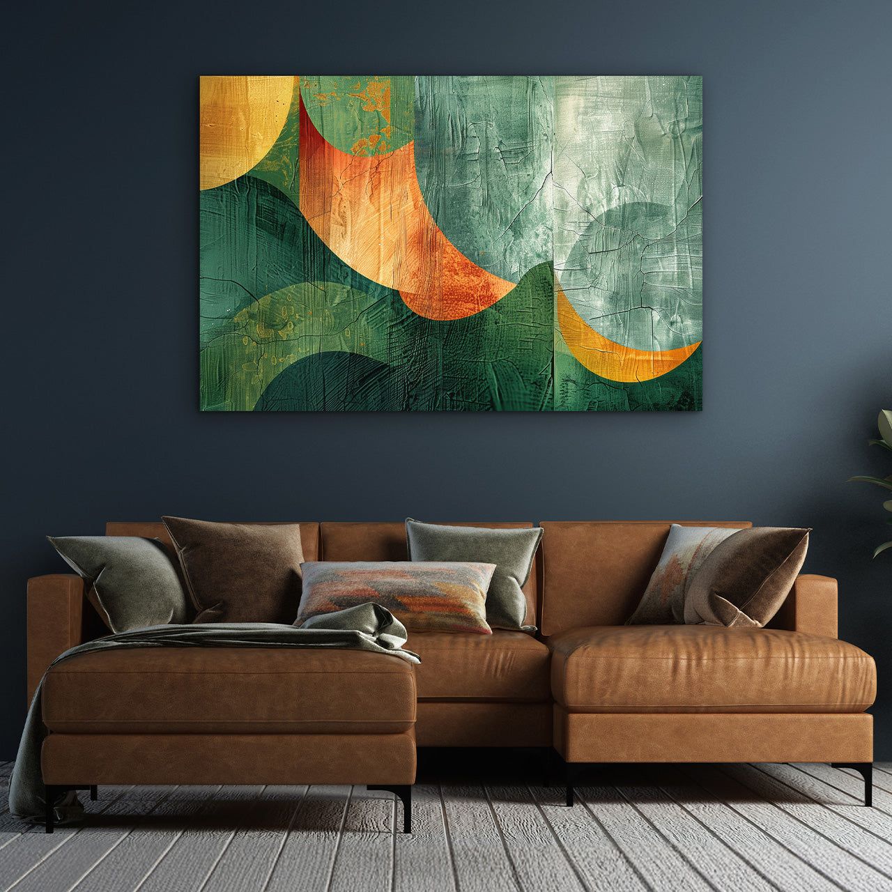 Acrylglasbild Leaves