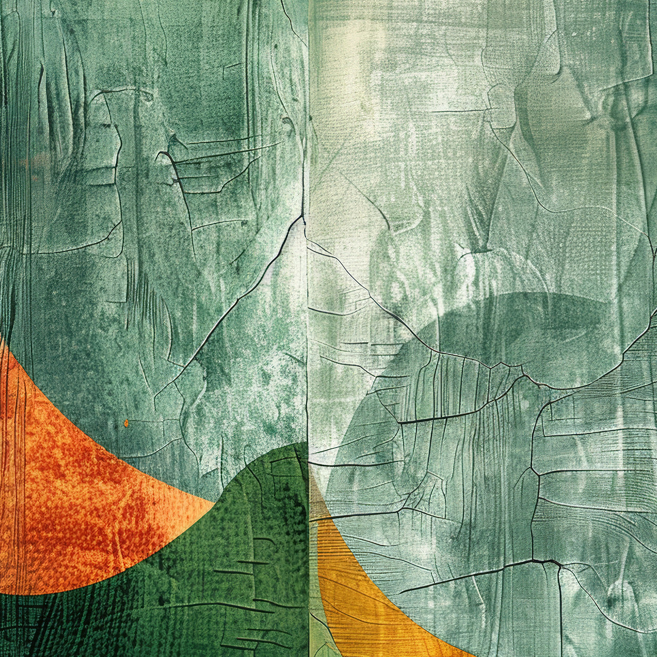 Tableau en verre acrylique Leaves