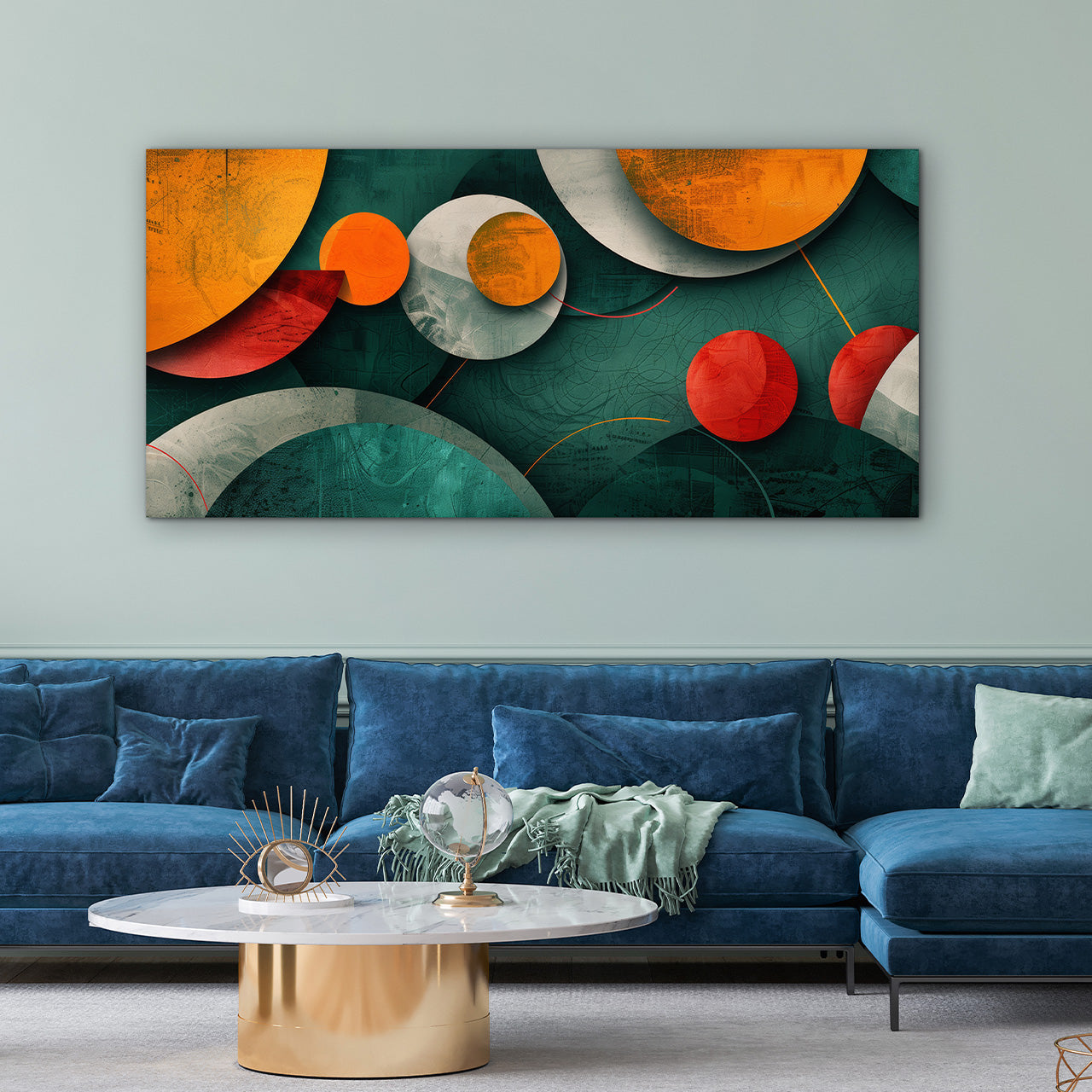 Acrylglasbild Autumn Geometry