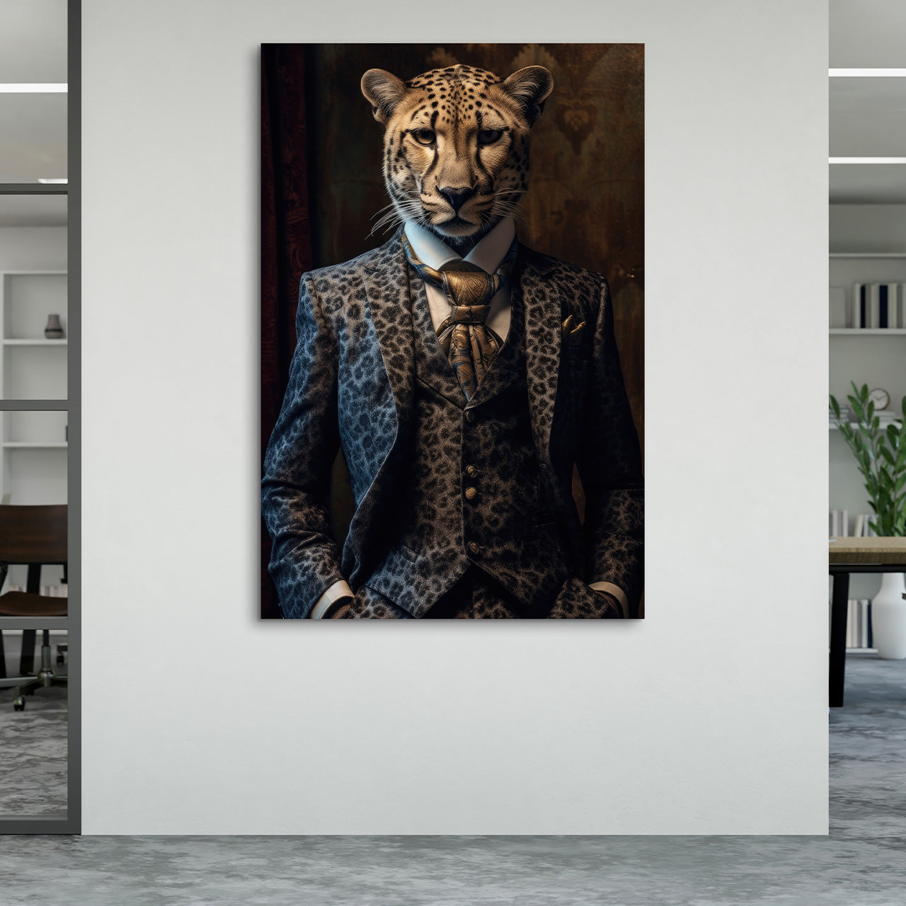 Acrylglasbild Stylish Cheetah