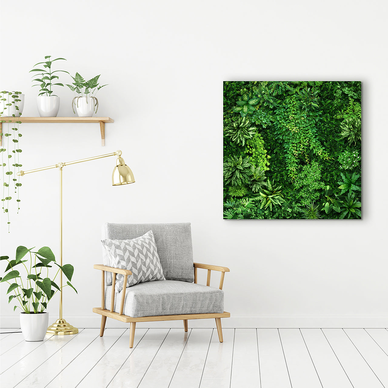 Acrylglasbild Blick ins Grüne