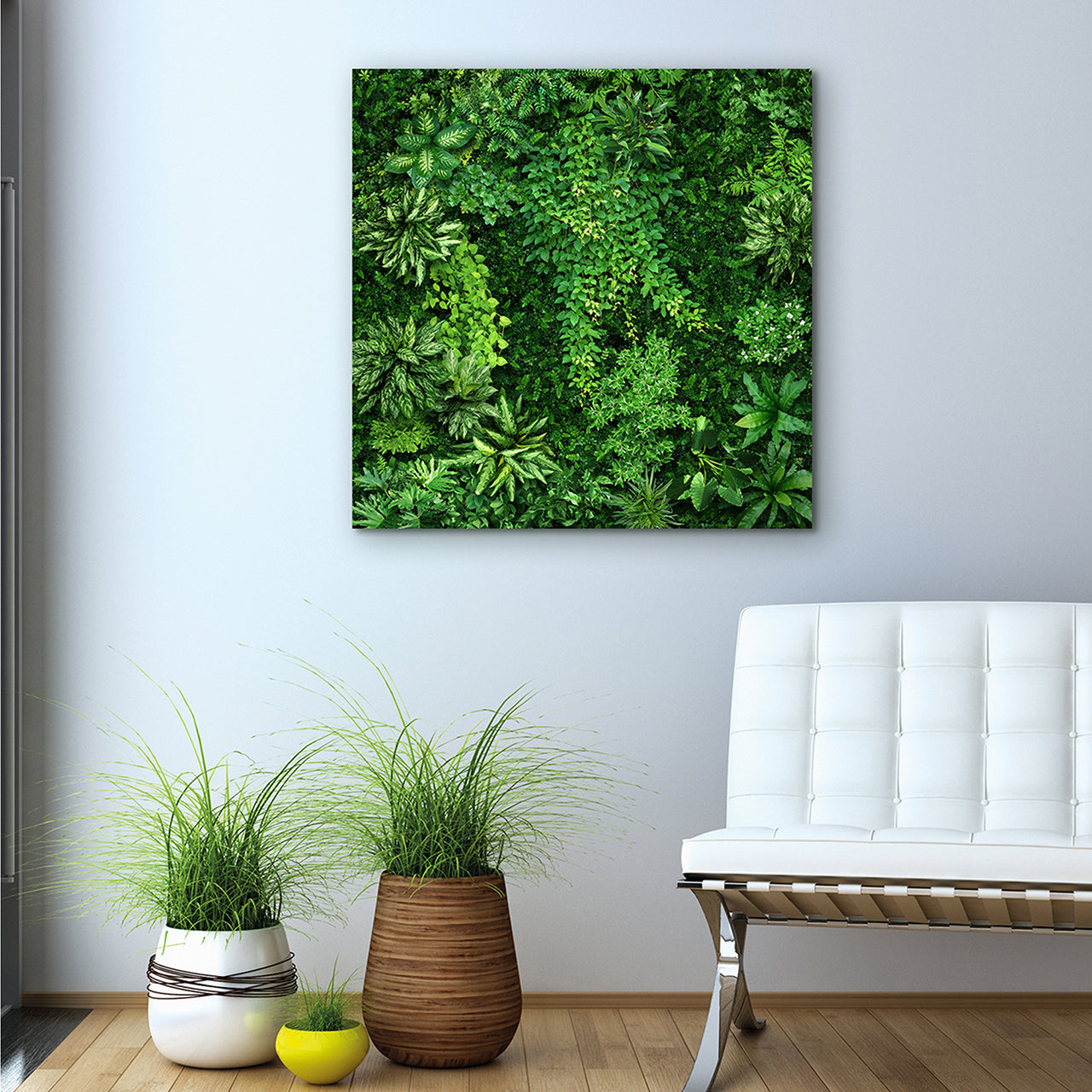 Acrylglasbild Blick ins Grüne