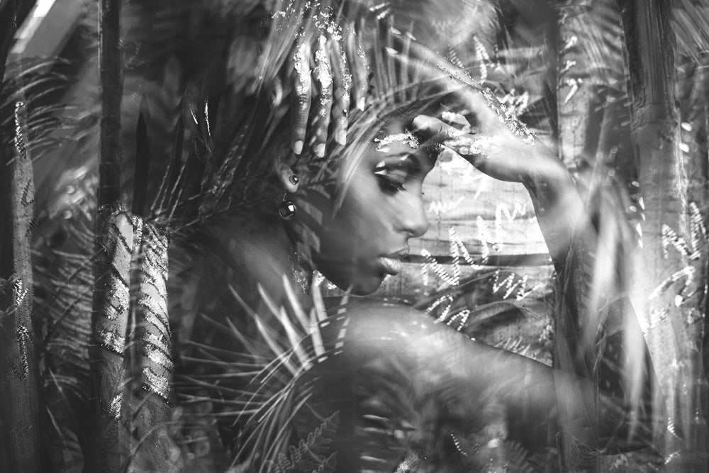 Acrylglasbild Exotische Schönheit