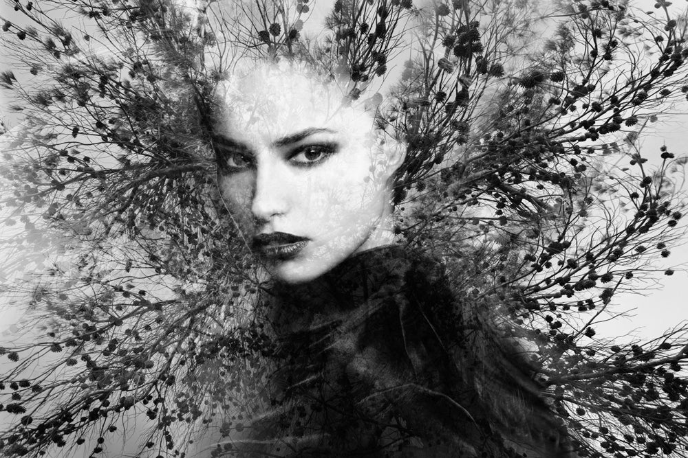 Acrylglasbild Baumfee