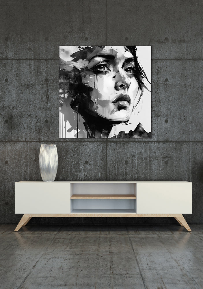 Acrylglasbild Graffiti Schönheit