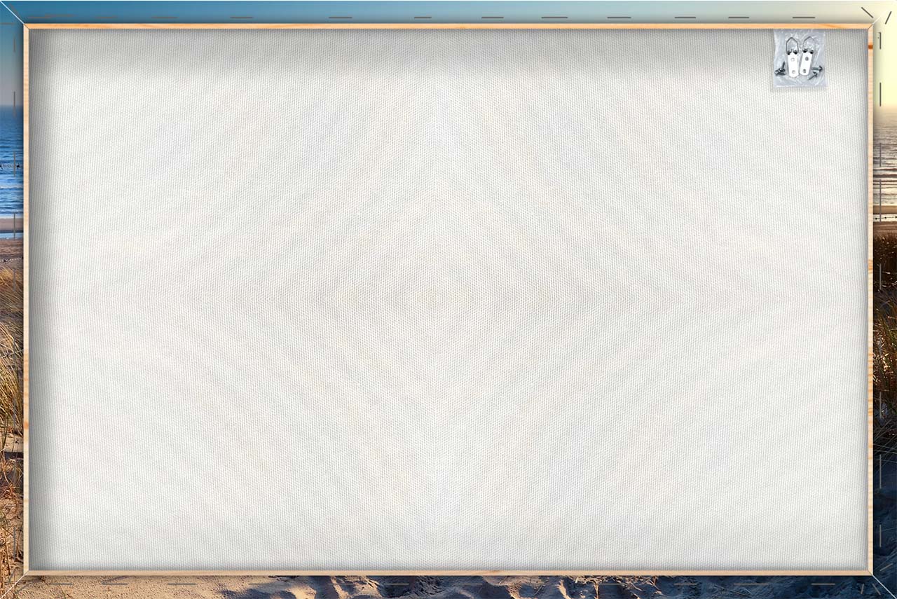 Canvas Print Sandweg zum Strand