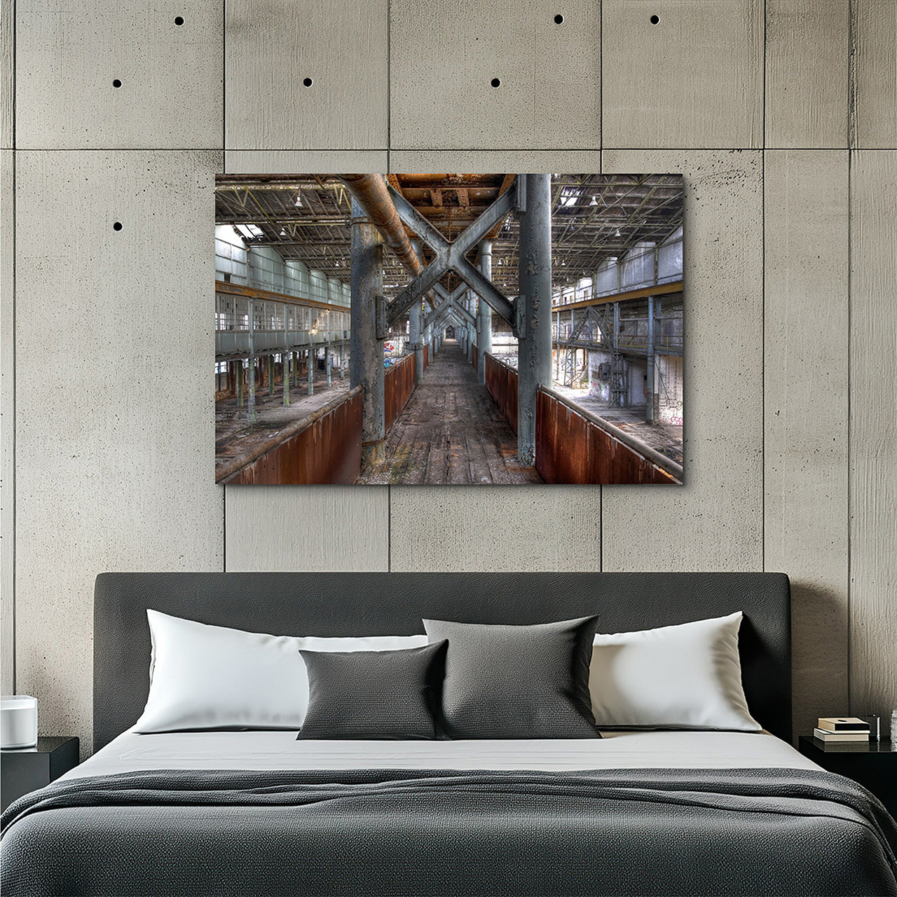 Canvas Print Werkshalle 1
