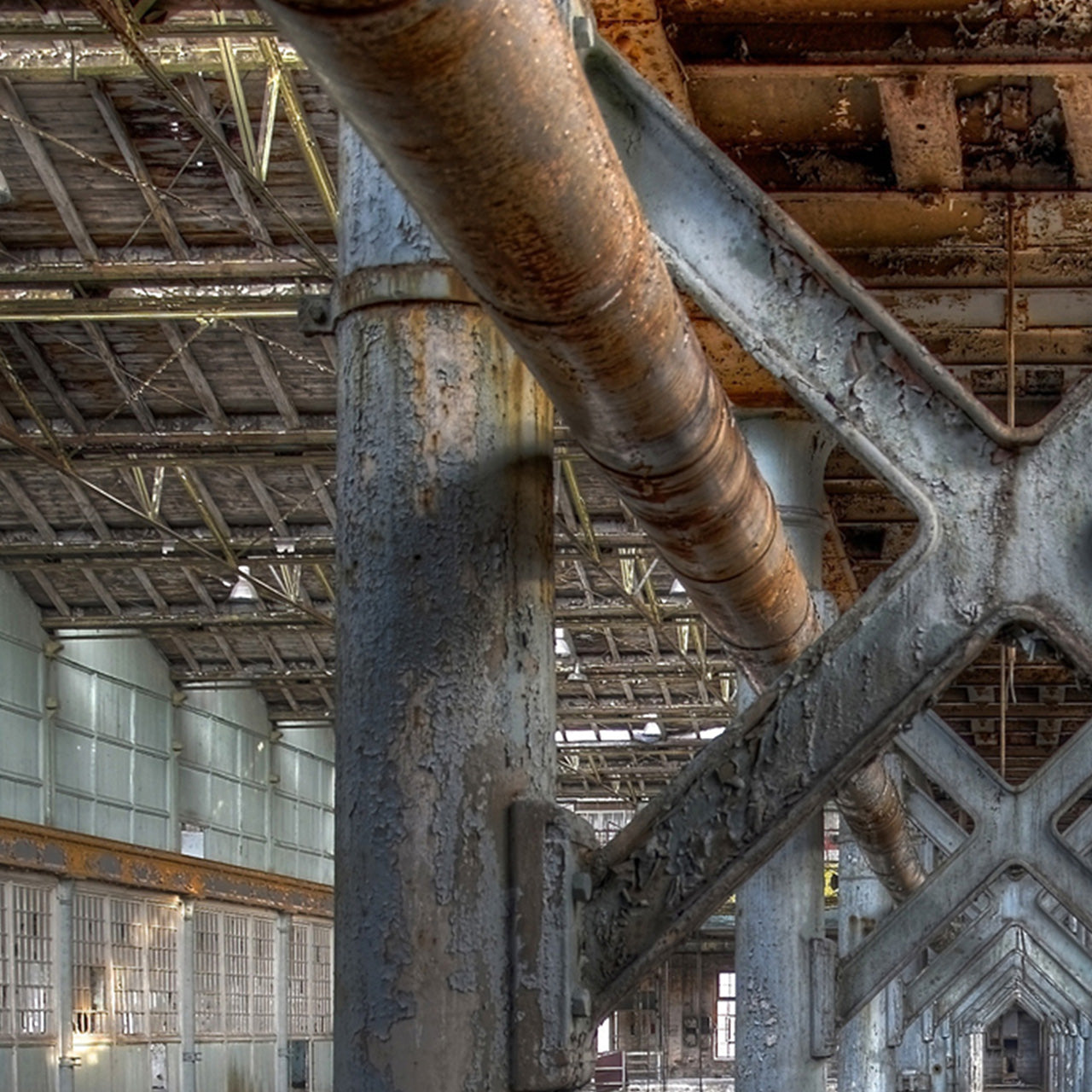 Canvas Print Werkshalle 1
