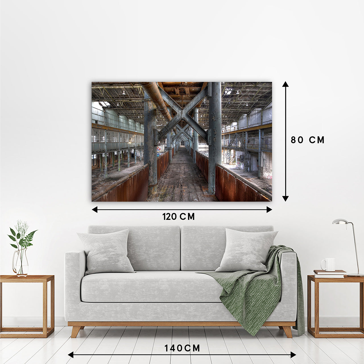 Canvas Print Werkshalle 1