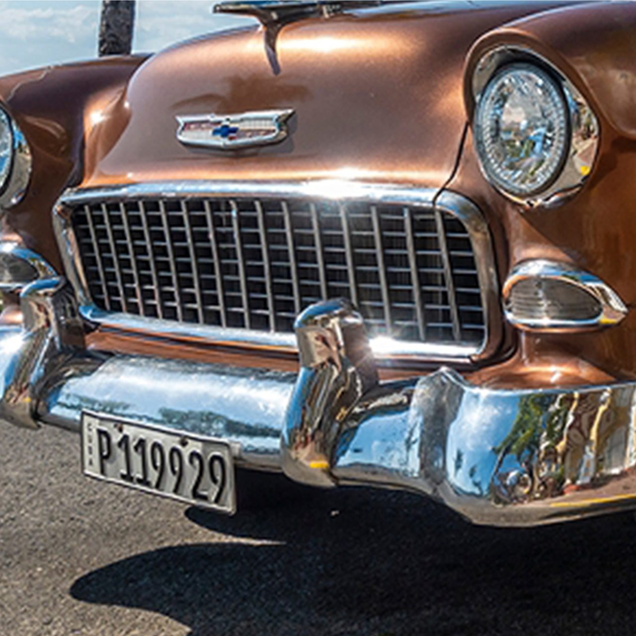 Canvas Print Vintage Cars in Cuba