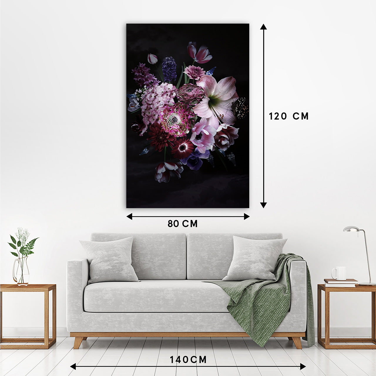 Canvas Print Hübsches Blütenbouquet I