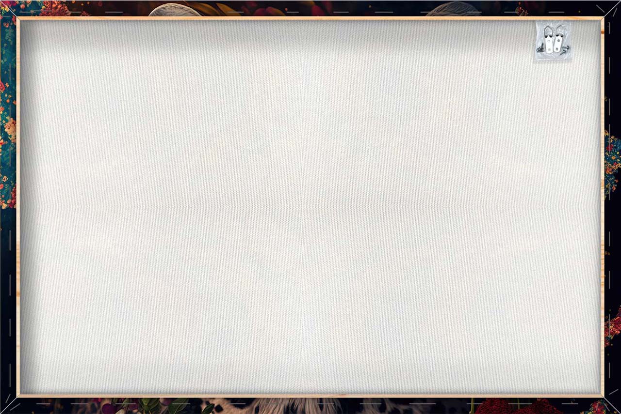 Impression sur toile Fleurs de Léo