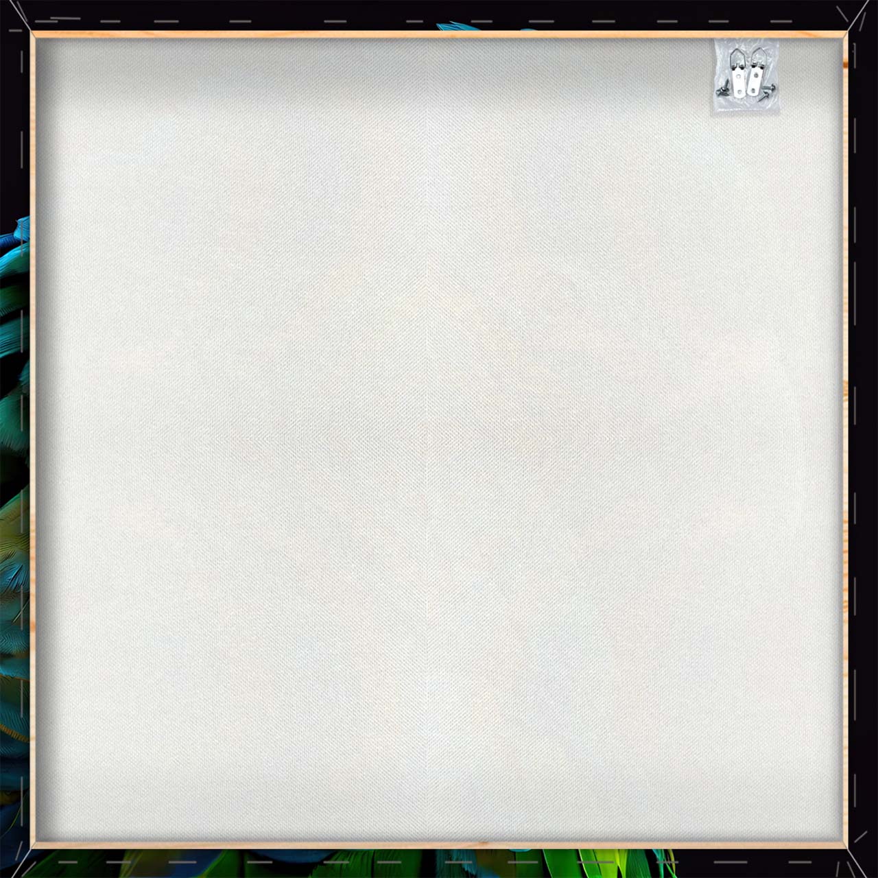 Canvas Print Schillernder Papagei