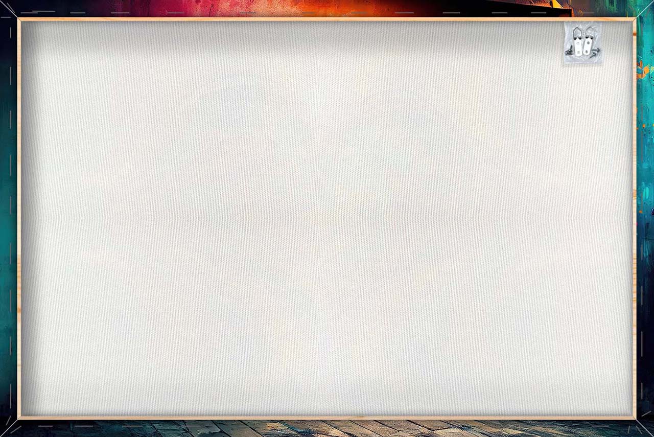 Canvas Print Street Heart