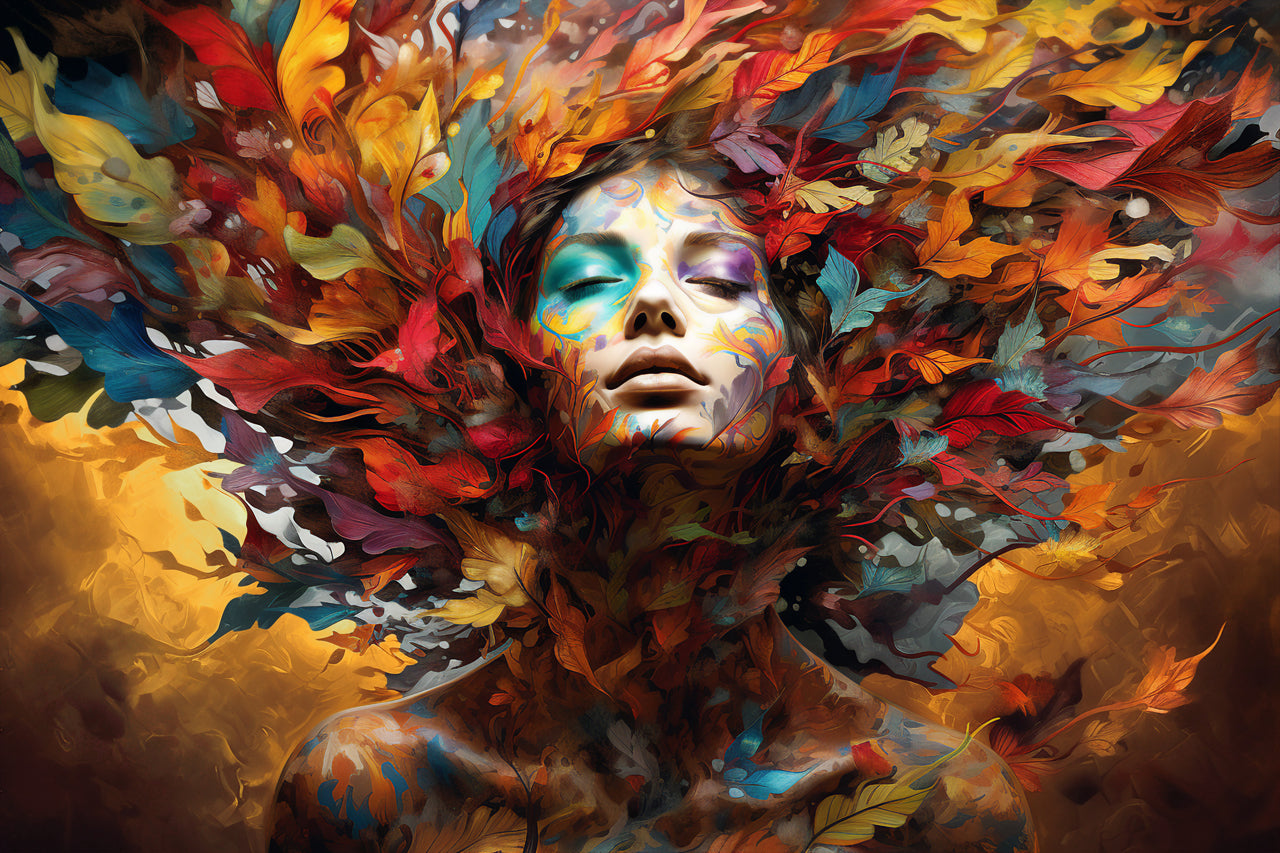 Canvas Print Dream of Leaves