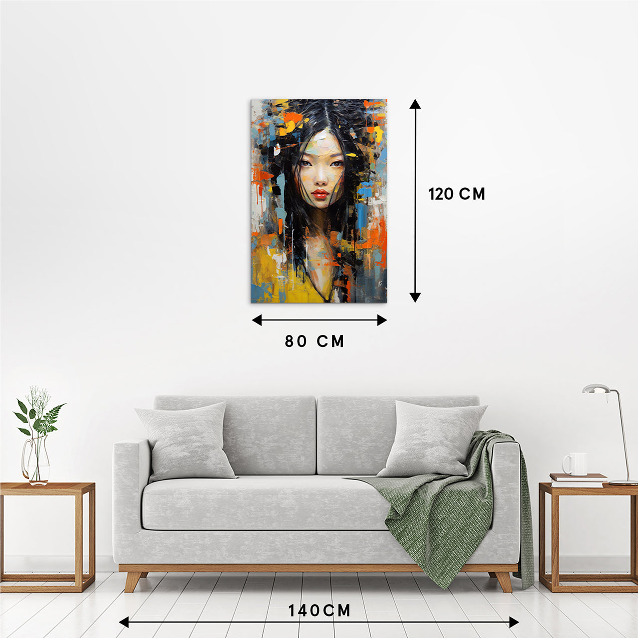 Canvas Print Asia Girl