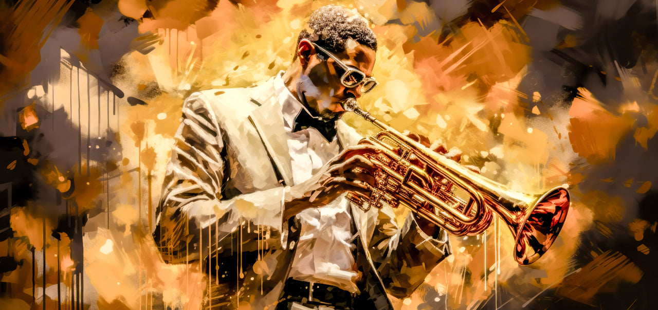 Canvas Print Golden Sounds