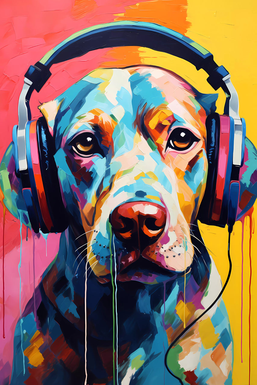Canvas Print Doggy Sound