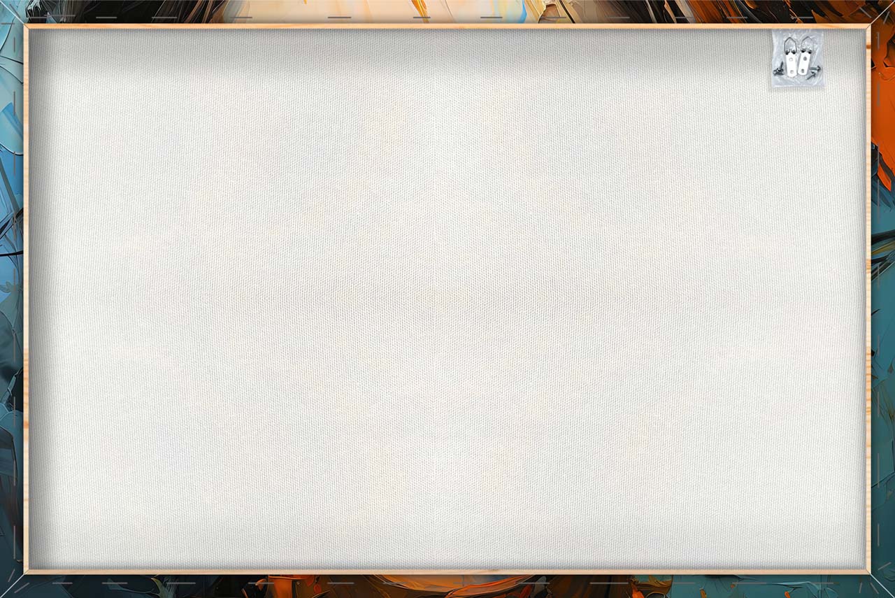 Impression sur toile Beauté avec des touches de couleur