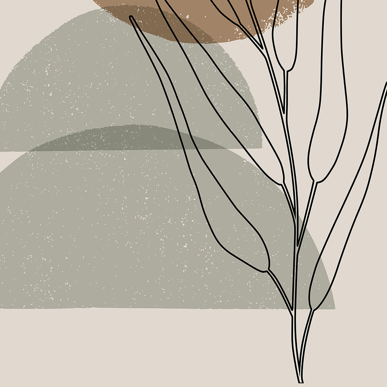 Canvas Print Nature Shapes