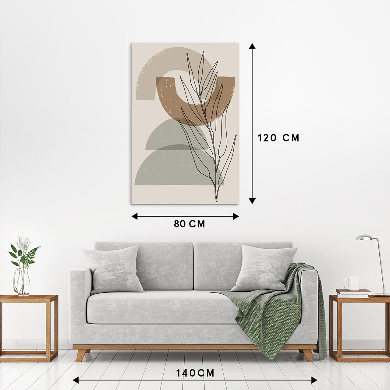 Canvas Print Nature Shapes