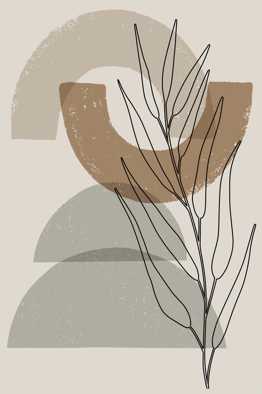 Canvas Print Nature Shapes