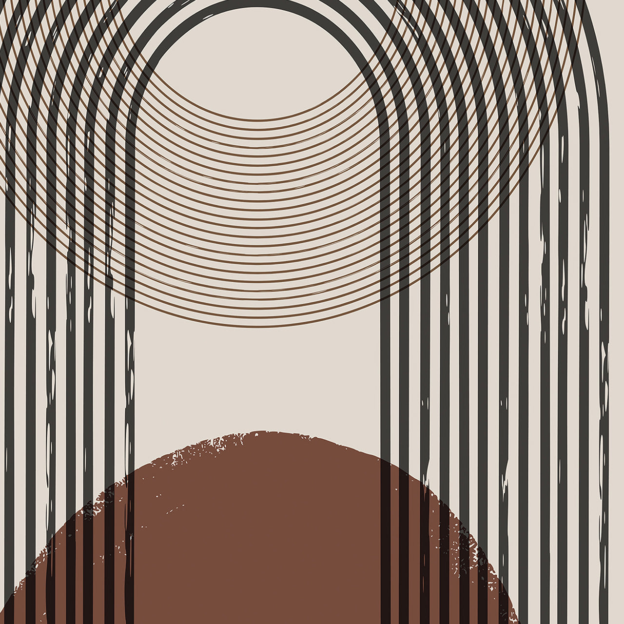 Canvas Print Nature Geometry