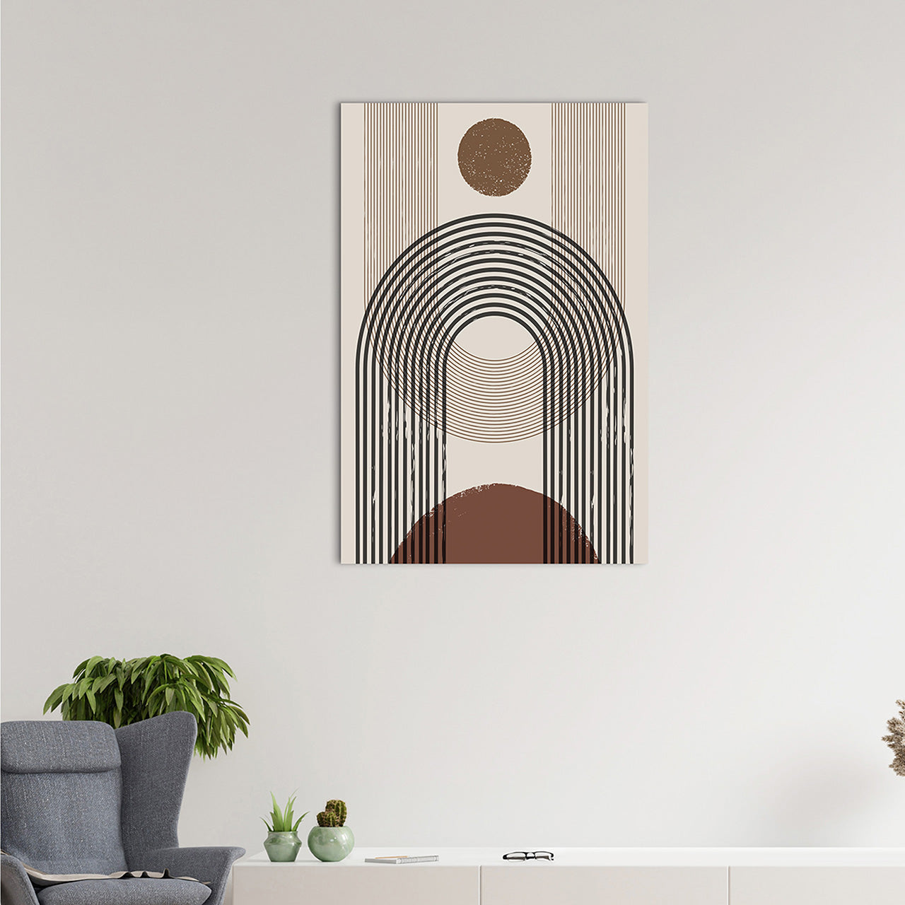 Canvas Print Nature Geometry