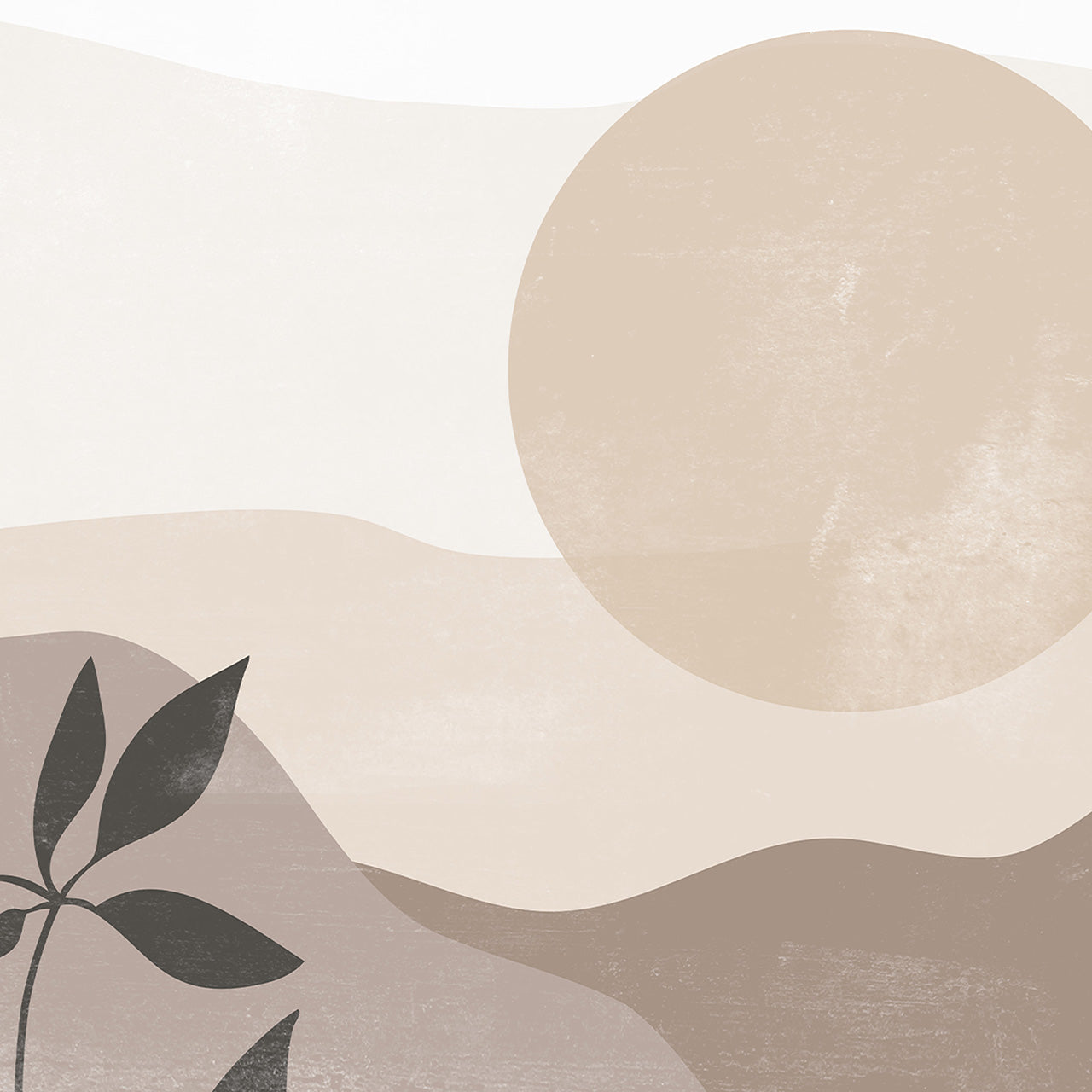 Canvas Print Nature Sun