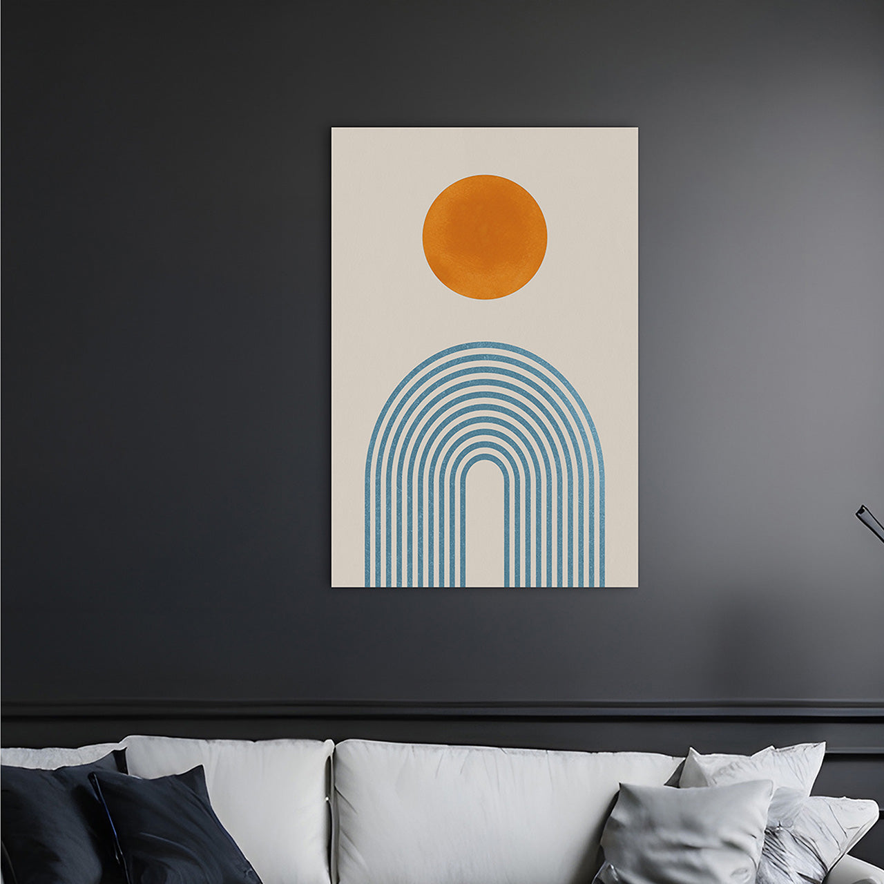 Canvas Print Orange Dot