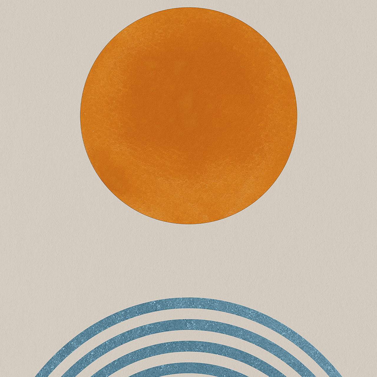 Canvas Print Orange Dot
