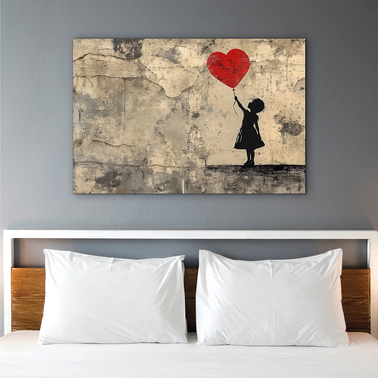 Canvas Print Love Balloon