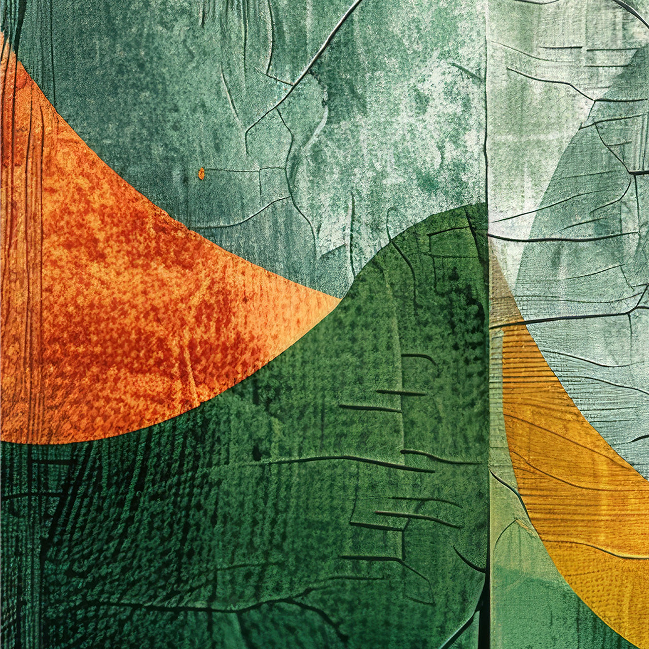 Impression sur toile Feuilles