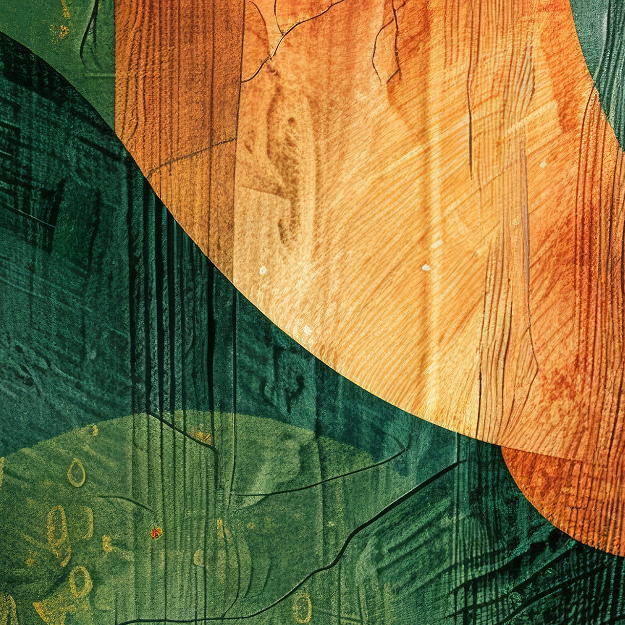 Impression sur toile Feuilles