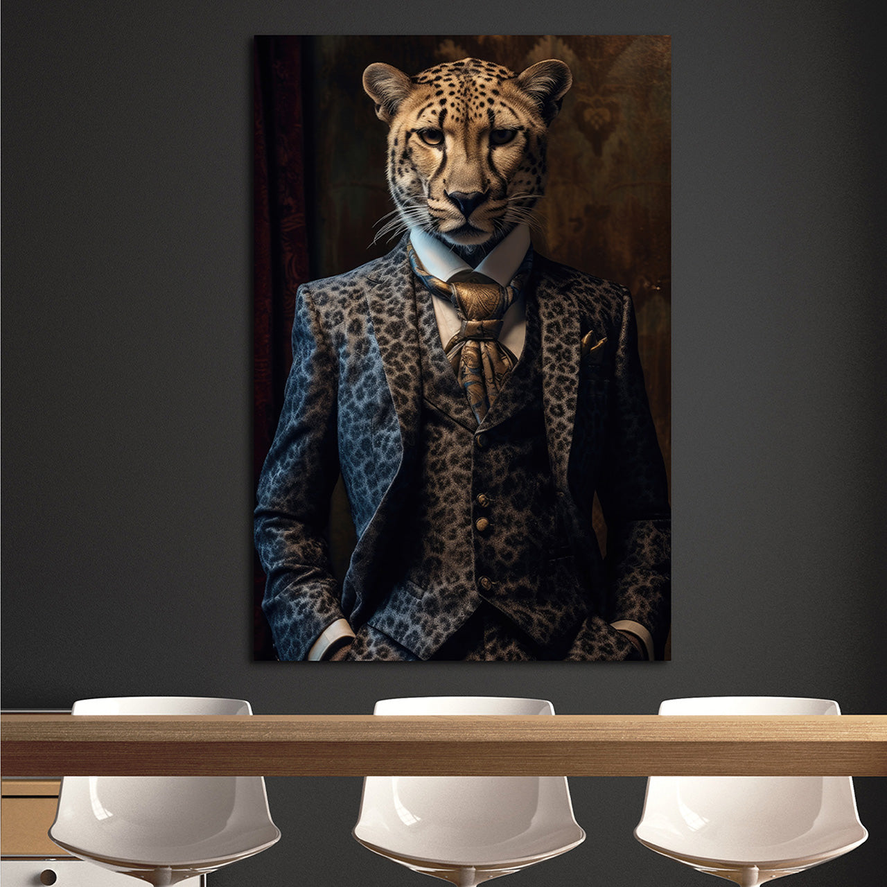 Canvas Print Stylish Cheetah