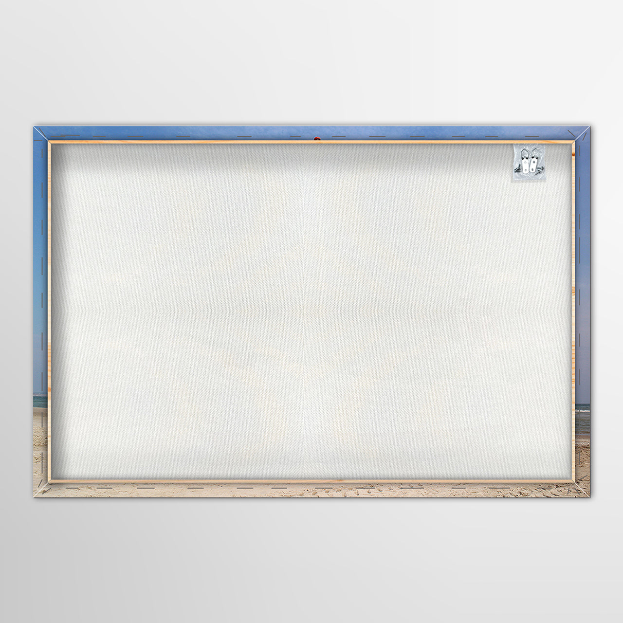 Canvas Print Kutter am Strand