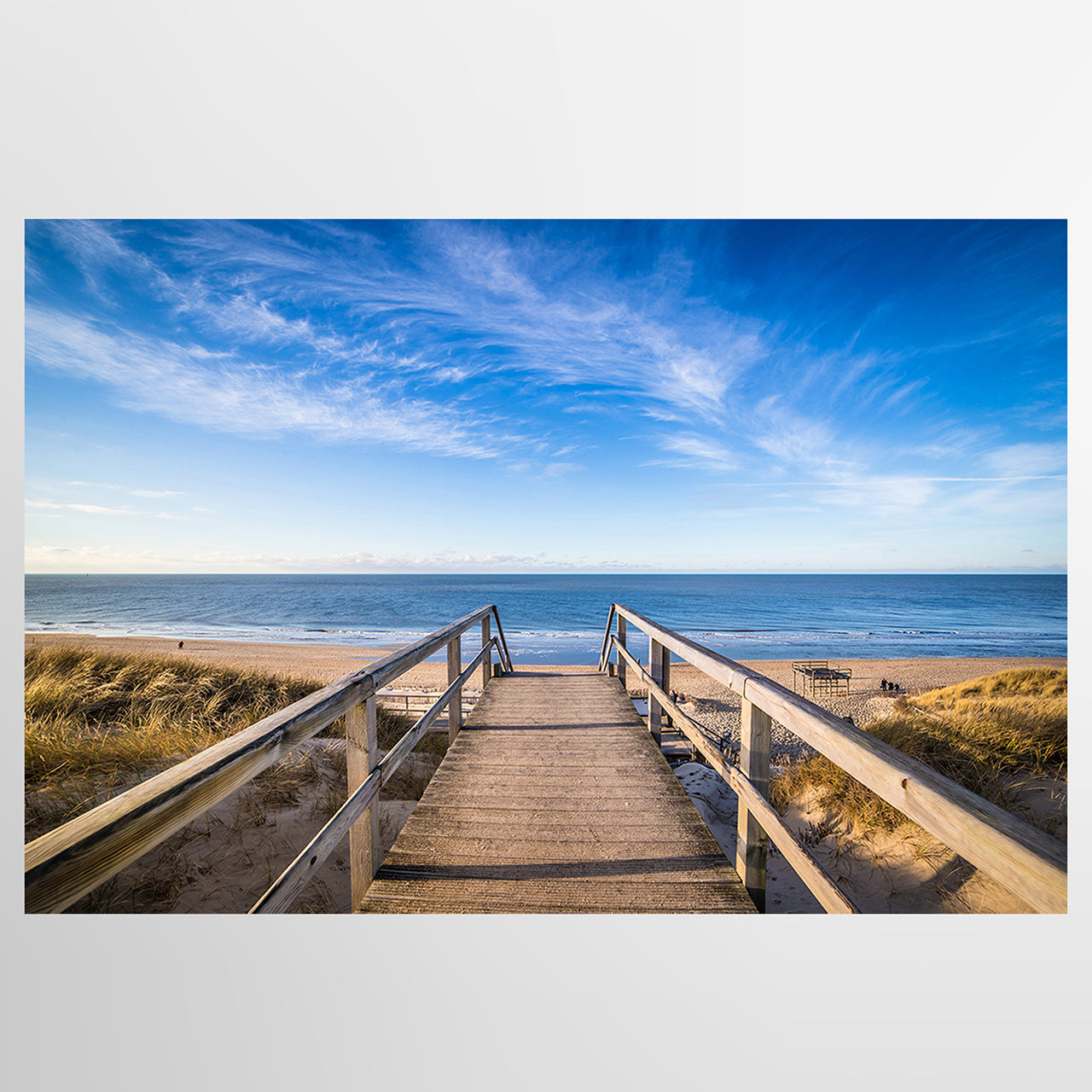 Canvas Print Weg zum Strand