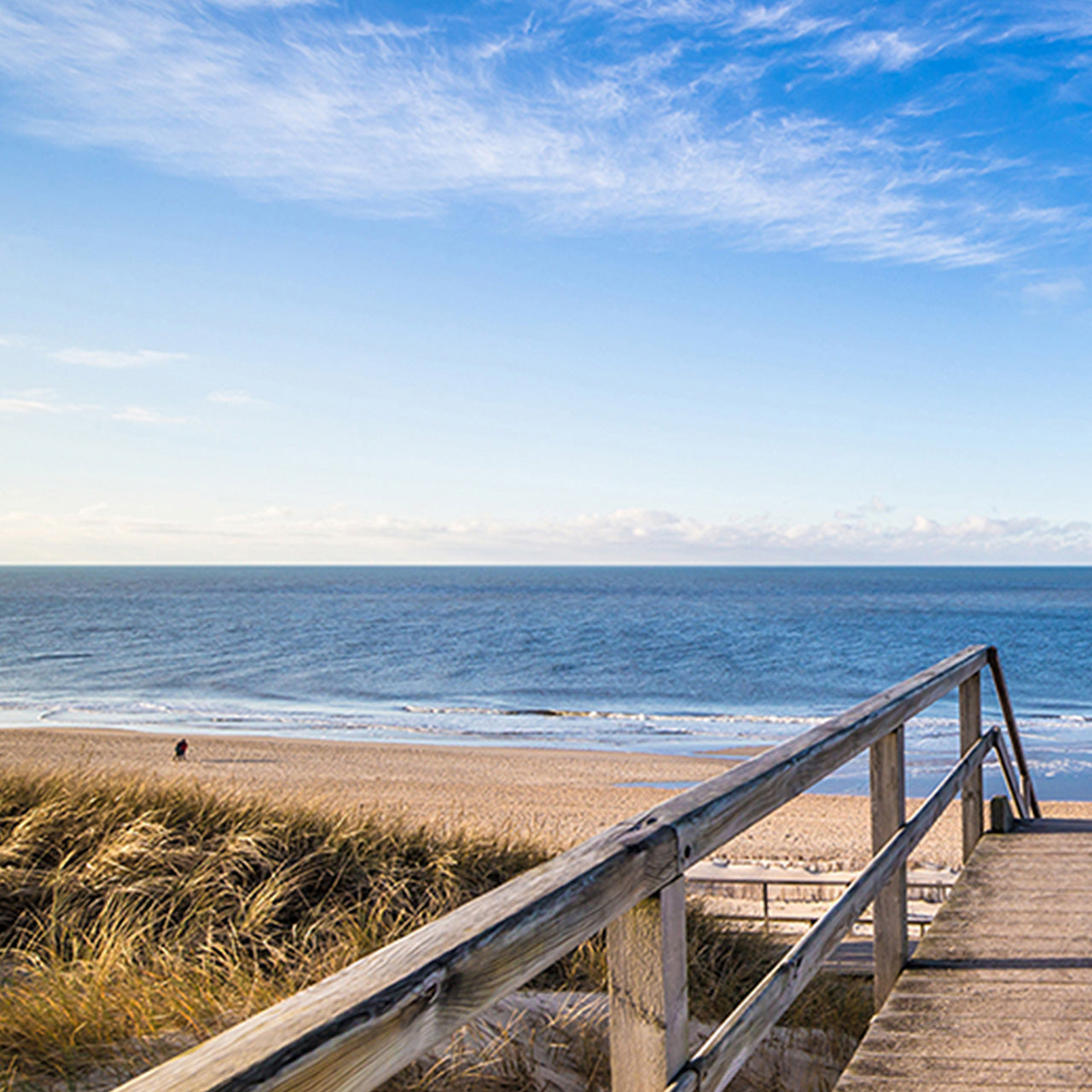 Canvas Print Weg zum Strand