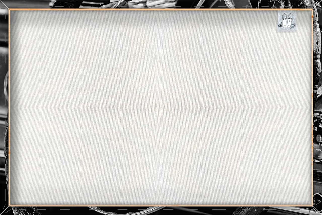 Canvas Print Oldtimer Lenkrad