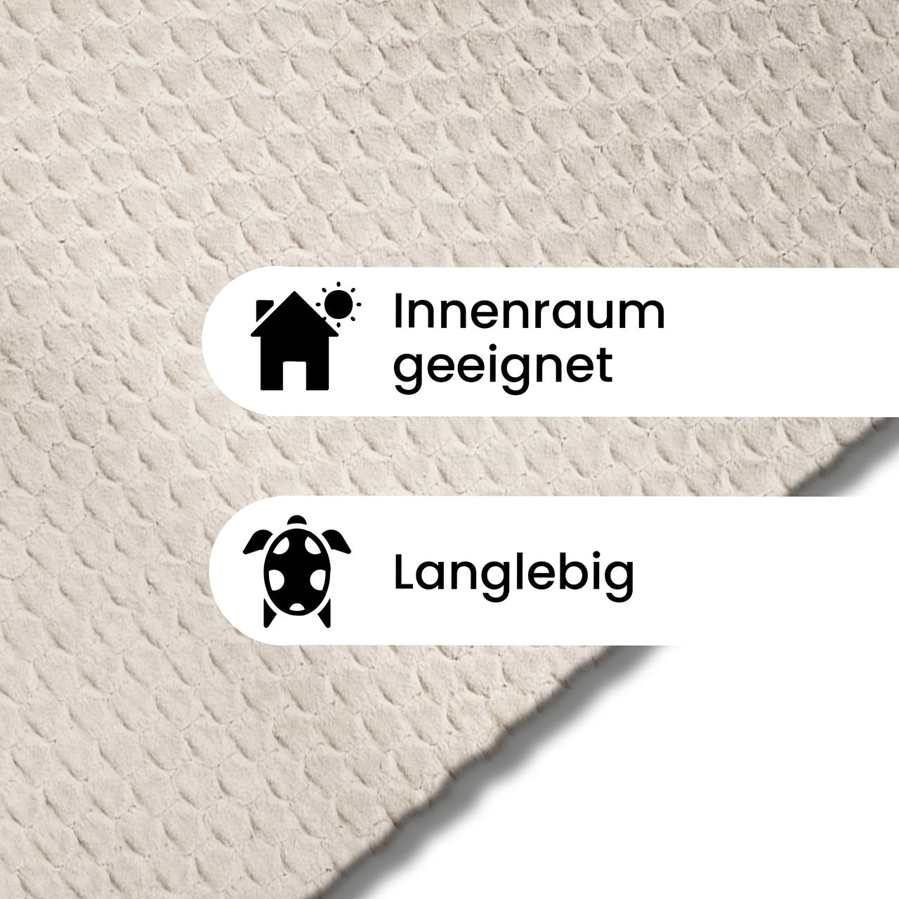Tapis Fluffy Cube cappuccino